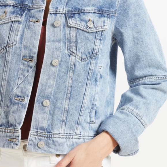 NEW Free People Indira Blue Indigo Denim Jacket RUMORS SIZE XS NWT - Picture 5 of 8